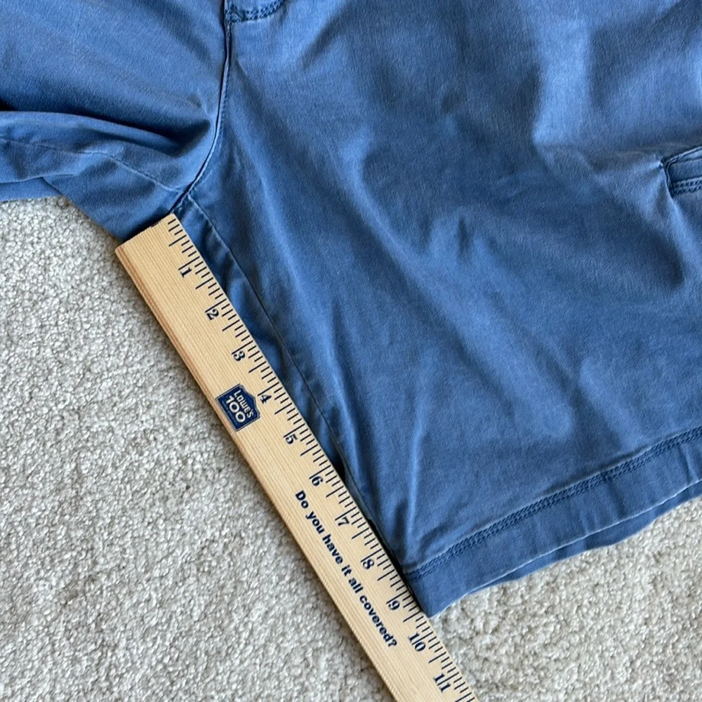 Tommy Bahama‎ Blue Cotton Blend Chino Golf Vacation Shorts Mens Size 36